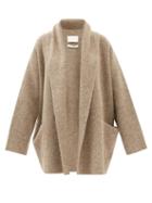 Lauren Manoogian - Shawl-lapel Brushed-knit Cardigan - Womens - Grey
