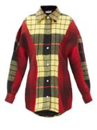 Matchesfashion.com Rave Review - Upcycled Check Wool Shirt Jacket - Womens - Multi