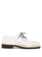 Matchesfashion.com Maison Margiela - Tabi Pvc Derby Shoes - Mens - Clear