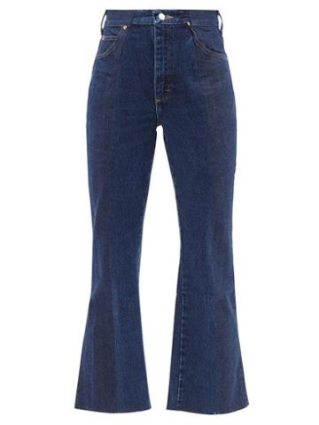 E.l.v. Denim - The Match Flare Jeans - Womens - Indigo
