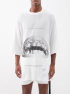 Rick Owens - X Michle Lamy Tommy Printed Cotton T-shirt - Mens - White Black