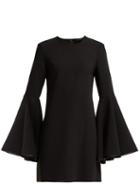Matchesfashion.com Ellery - Dogma Flared Sleeve Mini Dress - Womens - Black