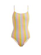 Matchesfashion.com Solid & Striped - The Nina Striped Swimsuit - Womens - Multi Stripe