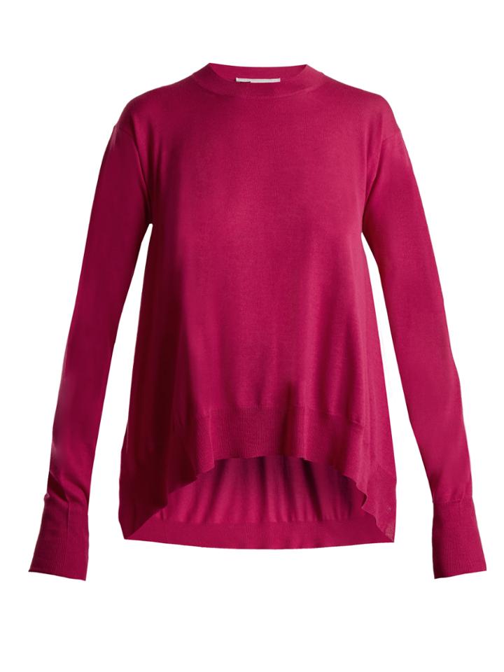 Stella Mccartney Side-slit Wool Sweater
