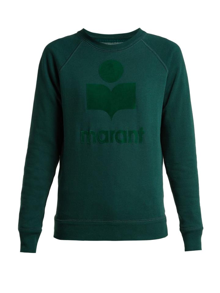 Isabel Marant Étoile Milly Logo Cotton-blend Sweatshirt