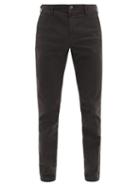 Matchesfashion.com Incotex - Cotton-blend Slim-leg Chino Trousers - Mens - Black