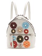 Fendi Flowerland Mini Leather Backpack