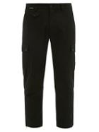 Matchesfashion.com Dolce & Gabbana - Cotton Blend Cargo Trousers - Mens - Black