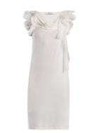 Givenchy Ruffle-trimmed Cowl-neck Crepe Dress