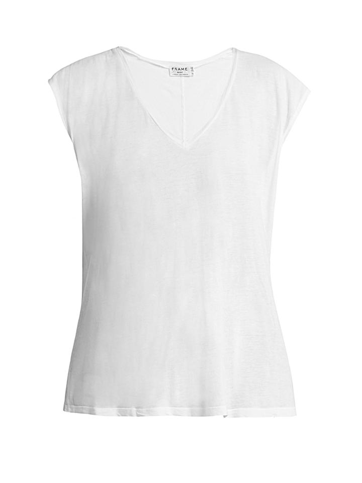 Frame Cotton-jersey T-shirt