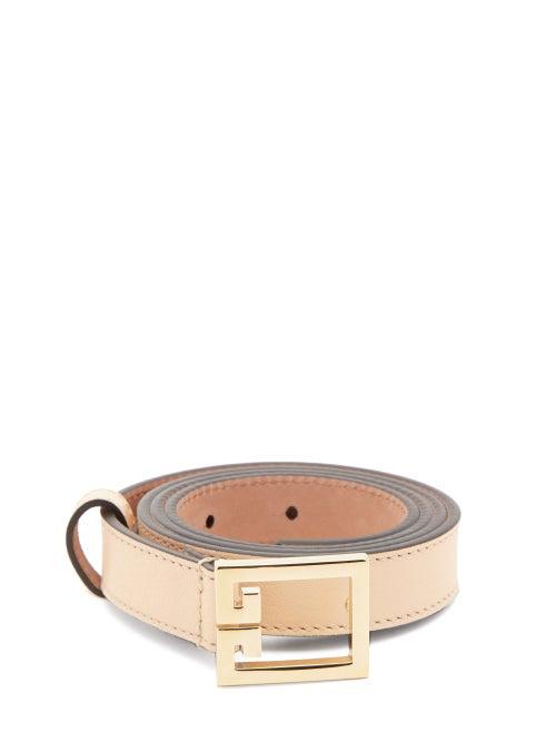 Matchesfashion.com Givenchy - Gv3 Leather Belt - Womens - Brown