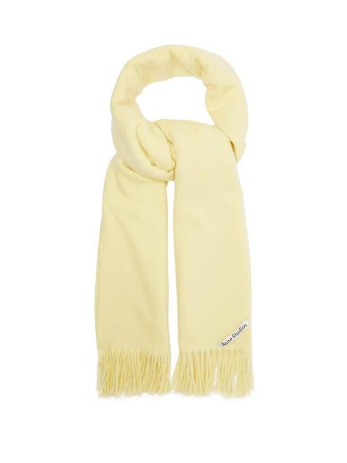 Matchesfashion.com Acne Studios - Canada Wool Scarf - Womens - Yellow