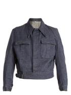 Myar 1980s Italian Air Force Denim Ike Jacket