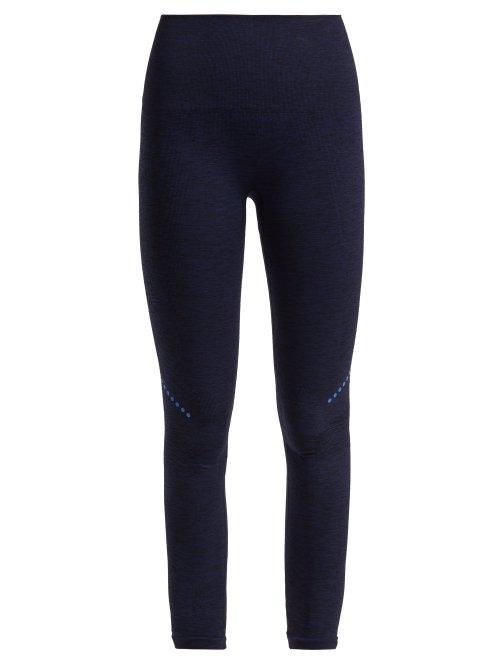 Matchesfashion.com Lndr - Blackout Seamless Performance Legging - Womens - Navy