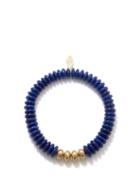 Jacquie Aiche - Lapis & 14kt Gold Beaded Bracelet - Mens - Gold Multi