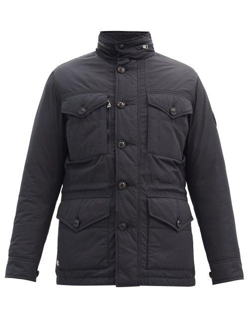 Matchesfashion.com Ralph Lauren Purple Label - Stowaway-hood Recycled-polyester Down Field Jacket - Mens - Black