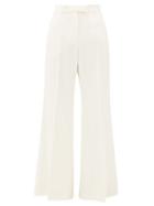 Matchesfashion.com Racil - Lincoln Flared Wool-twill Trousers - Womens - Ivory