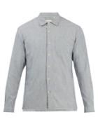 Oliver Spencer Point-collar Cotton Overshirt