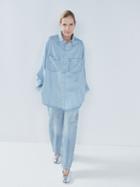 Raey - Soft Chambray Shirt - Womens - Indigo