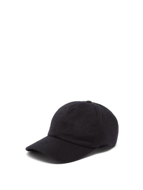 Matchesfashion.com Officine Gnrale - Cashmere And Wool Blend Cap - Mens - Navy