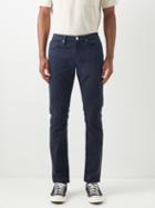 Frame - L'homme Organic-cotton Blend Slim-leg Jeans - Mens - Navy