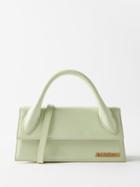 Jacquemus - Chiquito Long Leather Handbag - Womens - Light Green