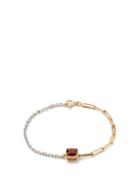 Yvonne Lon - Garnet & 18kt Gold Bracelet - Womens - Red Multi