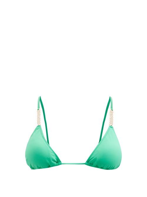 Melissa Odabash - Maldives Triangle Bikini Top - Womens - Mid Green