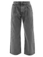 Vaquera - Cropped Straight-leg Jeans - Womens - Grey