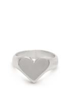 Matchesfashion.com Aris Schwabe - Heart Sterling Silver Ring - Mens - Silver