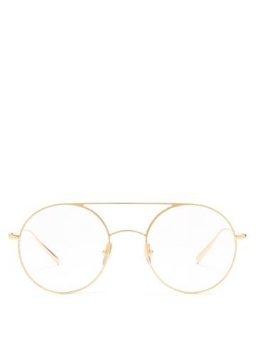 Kaleos Fisher Round-frame Glasses