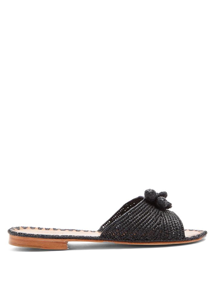 Carrie Forbes Salma Raffia Slides