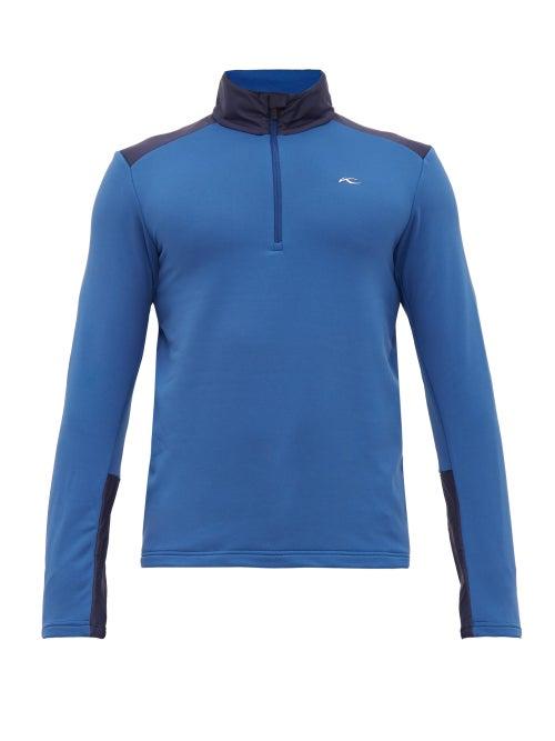 Matchesfashion.com Kjus - Calderas Jersey Thermal Top - Mens - Blue Multi
