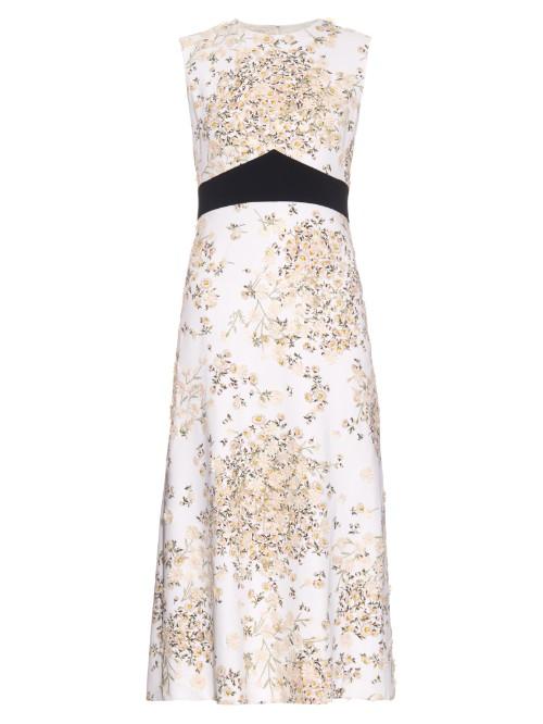 Giambattista Valli Daisy-print Crepe Dress