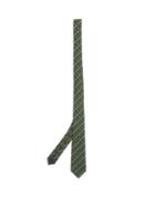 Matchesfashion.com Gucci - Gg, Strawberry And Pineapple Silk-jacquard Tie - Mens - Green