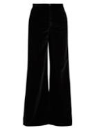Connolly High-rise Wide-leg Velvet Trousers