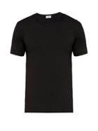 Matchesfashion.com Zimmerli - Pureness Stretch Jersey T Shirt - Mens - Black