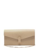 Matchesfashion.com Valextra - Iside Grained Leather Clutch - Womens - Beige