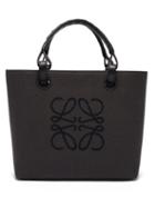 Matchesfashion.com Loewe - Small Anagram-jacquard Canvas Tote Bag - Womens - Black