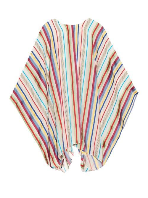 Maison Rabih Kayrouz Baydere Striped-jacquard Oversized Top