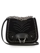 Miu Miu Dahlia Studded Velvet Cross-body Bag