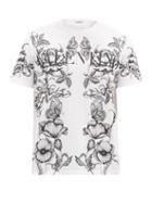 Valentino - Logo-print Cotton-jersey T-shirt - Mens - White