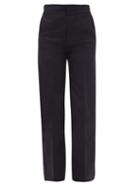 Matchesfashion.com Jil Sander - High-rise Tailored Jeans - Womens - Dark Blue