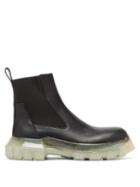 Matchesfashion.com Rick Owens - Bozo Tractor Beetle Leather Chelsea Boots - Mens - Black