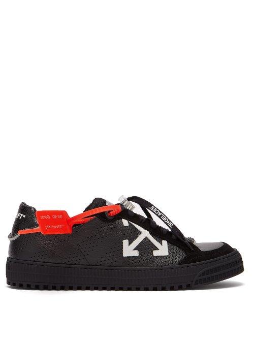 Matchesfashion.com Off-white - 3.0 Polo Leather Trainers - Mens - Black Multi