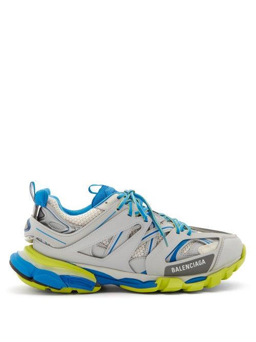 Matchesfashion.com Balenciaga - Track Panelled Trainers - Mens - Grey Multi