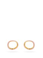 Matchesfashion.com Charlotte Chesnais - Naho Enamel & 18kt Gold-vermeil Clip Earrings - Womens - Pink Gold