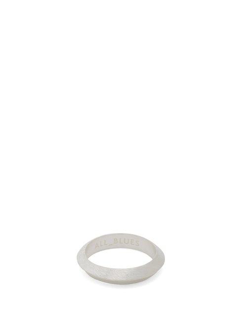 Matchesfashion.com All Blues - Triangle Sterling Silver Ring - Mens - Silver