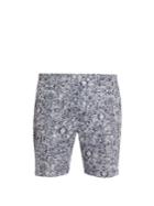 120 Lino Aztec-print Straight-leg Shorts