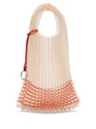 Matchesfashion.com Jil Sander - Beaded Small Market Bag - Womens - Orange